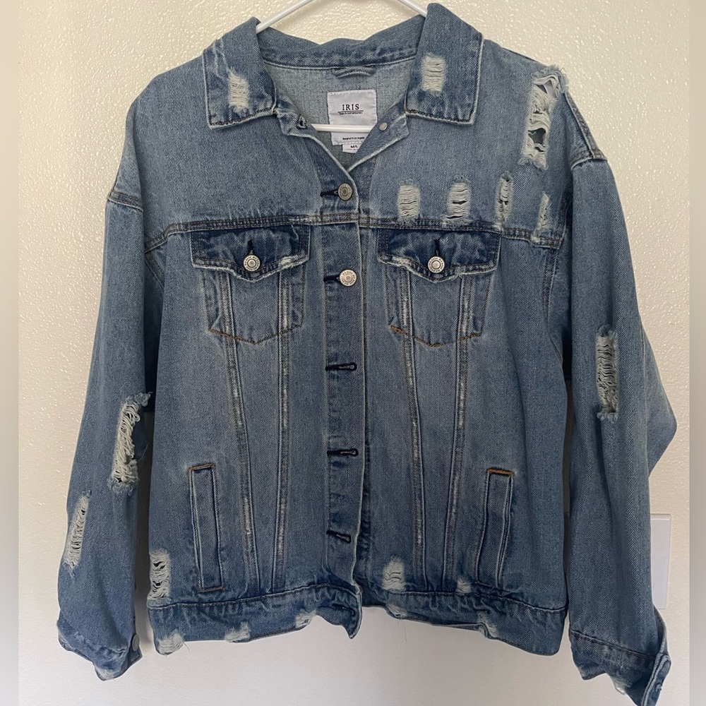 Women’s Distressed jean jacket